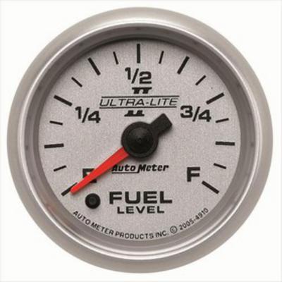 Auto Meter Ultra-Lite II Electric Programmable Fuel Level Gauge - 4910